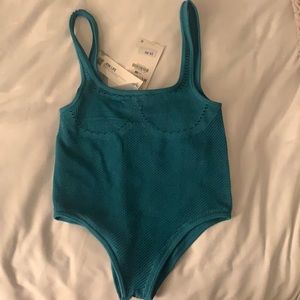 Blue Zara bodysuit